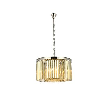 Sydney 8-Light Chandelier in Polished Nickel