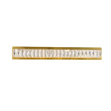 Monroe 1-Light LED Wall Sconce in Gold