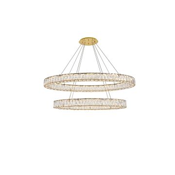 Monroe LED Chandelier in Gold