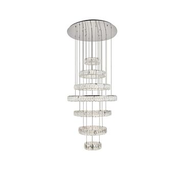 Monroe LED Chandelier in Chrome
