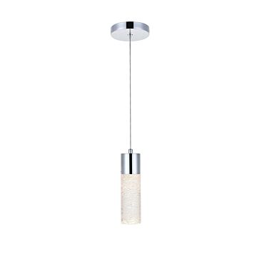 Constellation 1-Light LED Pendant in Chrome