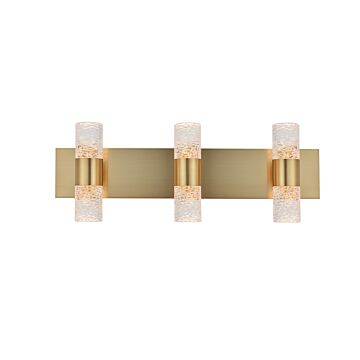 Vega 6-Light LED Wall Sconce in Gold