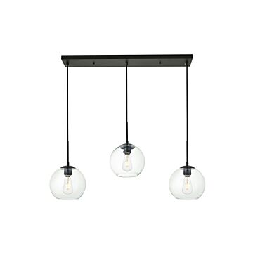 BAXTER 3-Light Pendant in Black
