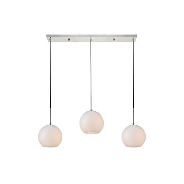 BAXTER 3-Light Pendant in Chrome