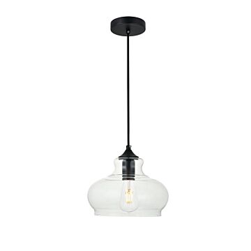 DESTRY 1-Light Pendant in Black