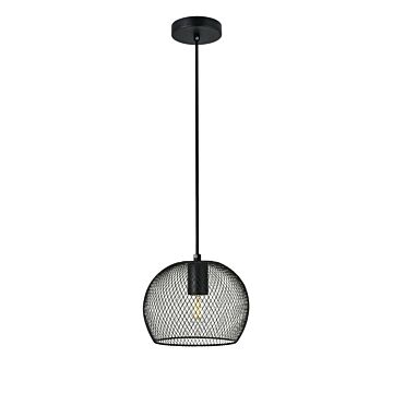 KELLER 1-Light Pendant in Black