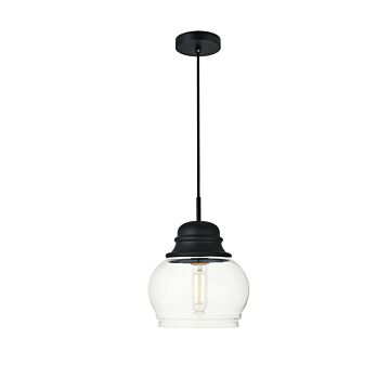 KENNA 1-Light Pendant in Black