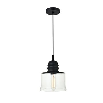 KENNA 1-Light Pendant in Black