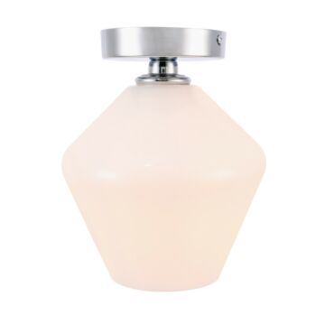 Gene 1-Light Flush Mount in Chrome