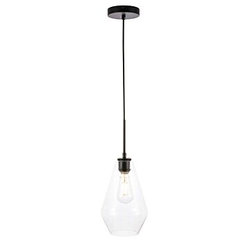 Gene 1-Light Pendant in Black