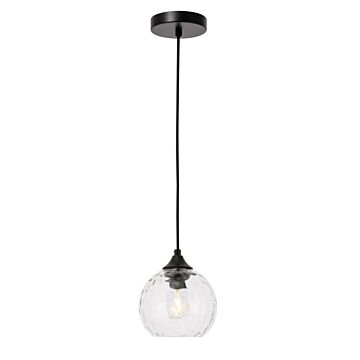 Cashel 1-Light Pendant in Black