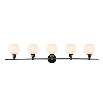 Collier 5-Light Wall Sconce in Black