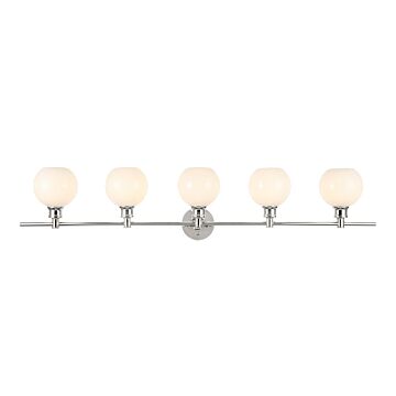 Collier 5-Light Wall Sconce in Chrome