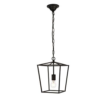 Maddox 1-Light Pendant in Black