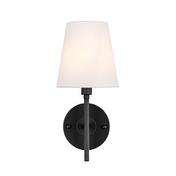 Cason 1-Light Wall Sconce in Black