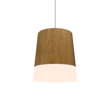 Conical 1-Light Pendant in Louro Freijo