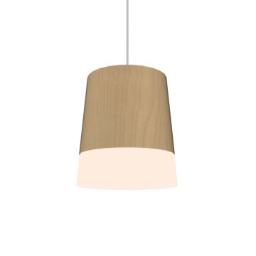 Conical 1-Light Pendant in Maple