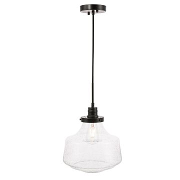 Lyle 1-Light Pendant in Black