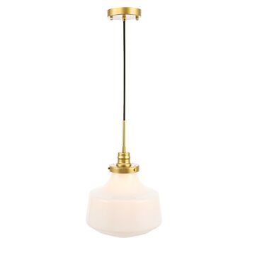 Lyle 1-Light Pendant in Brass