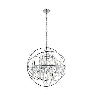Cordelia 8-Light Pendant in Chrome
