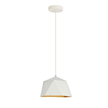 Arden 1-Light Pendant in White