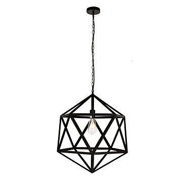 Redmond 1-Light Pendant in Black