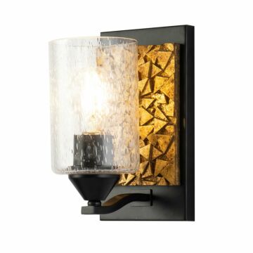 Bocage 1-Light Wall Sconce in Matte Black