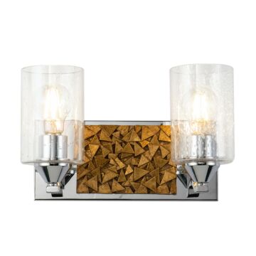 Bocage 2-Light Bathroom Vanity Light in Polished Chrome
