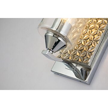 Arcadia 1-Light Wall Sconce in Polished Chrome