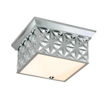 Alpha 4-Light Flush Mount in Polished Chrome