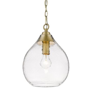 Ariella BCB One Light Pendant in Brushed Champagne Bronze by Golden
