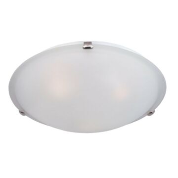 Malaga Four Light Flush Mount in Satin Nickel by Maxim