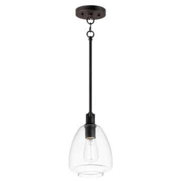 Babylon One Light Pendant in Black by Maxim