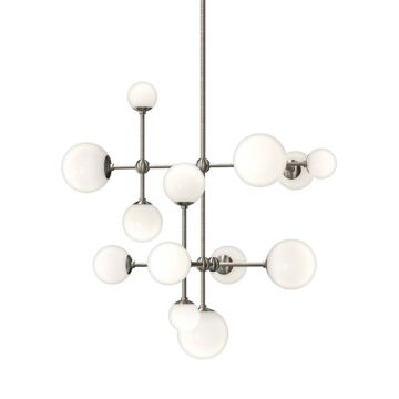 Sabon LED Pendant in Satin Nickel by Sonneman