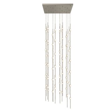 Constellation LED Pendant in Satin Nickel by Sonneman
