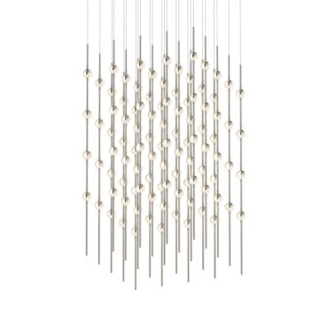 Constellation LED Pendant in Satin Nickel by Sonneman