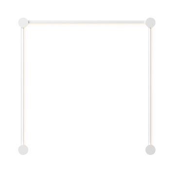 Purolinear 360 LED Wall Bar in Satin White by Sonneman