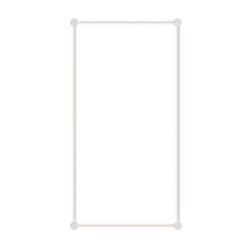 Purolinear 360 LED Wall Bar in Satin White by Sonneman