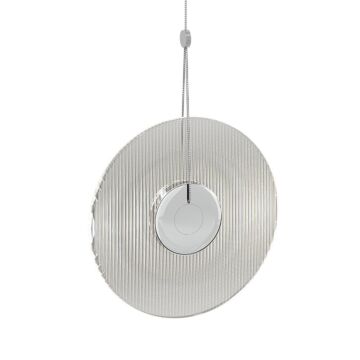 Meclisse LED Pendant in Polished Chrome by Sonneman