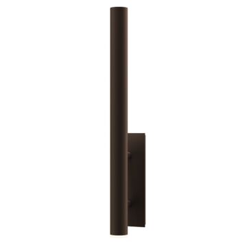 Flue LED Wall Sconce in Textured Bronze by Sonneman
