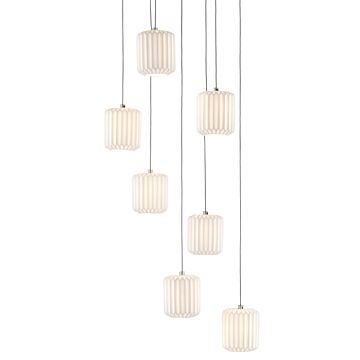 Dove  Pendant in White by Currey and Company