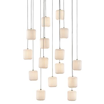 Dove  Pendant in White by Currey and Company