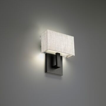 Manhattan LED Wall Sconce in Black by W.A.C. Lighting