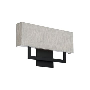 Manhattan LED Wall Sconce in Black by W.A.C. Lighting
