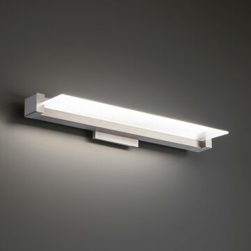 Spectre LED Bathroom Vanity Light in Brushed Nickel by W.A.C. Lighting
