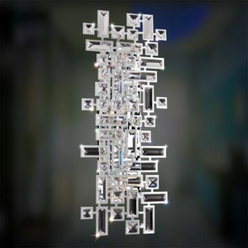  Vermeer Wall Sconce in Chrome