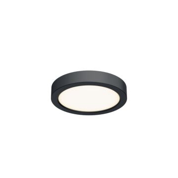 1-Light LED Flush Mount in Black