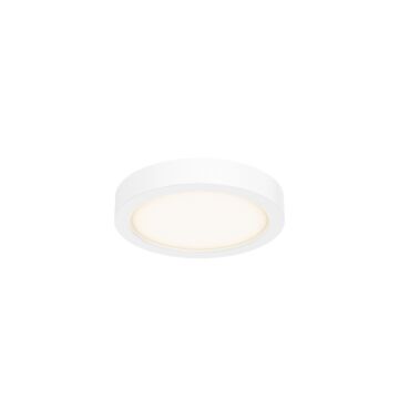 1-Light LED Flush Mount in White
