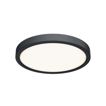 1-Light LED Flush Mount in Black