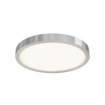 1-Light LED Flush Mount in Satin Nickel